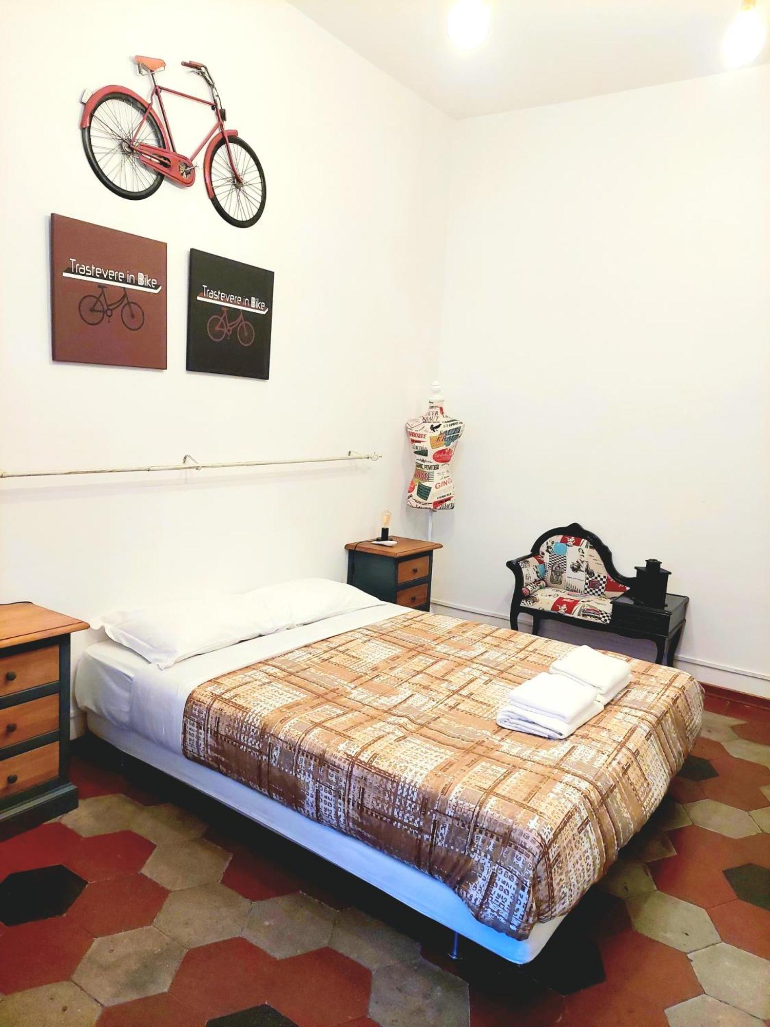 Trastevere In Bike - Con Wi-Fi E Ac Ρώμη Εξωτερικό φωτογραφία